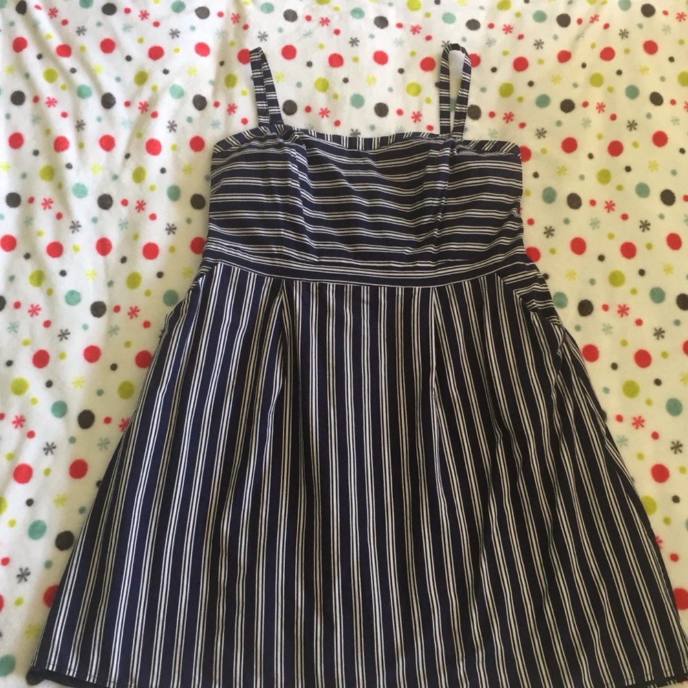City Chic SMOCKED Striped DRESS Plus Size 22 XL